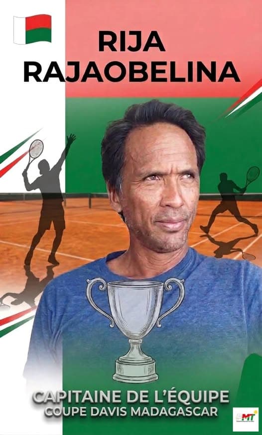 Rija Thierry Rajaobelina prend les rênes de la sélection Coupe Davis 2026
